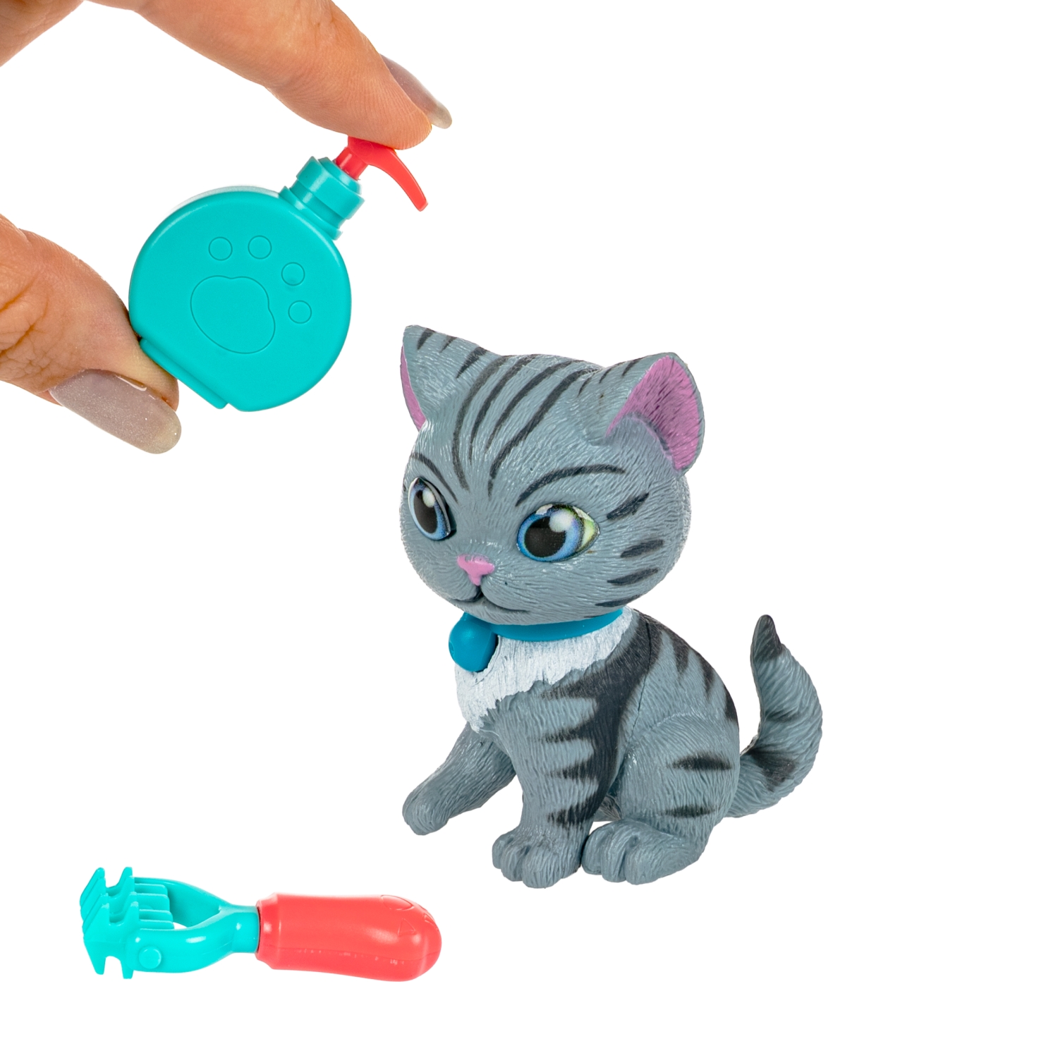 Игровой набор Bondibon ЛАПА ДРУЖБЫ Котенок полосатый - фото 5