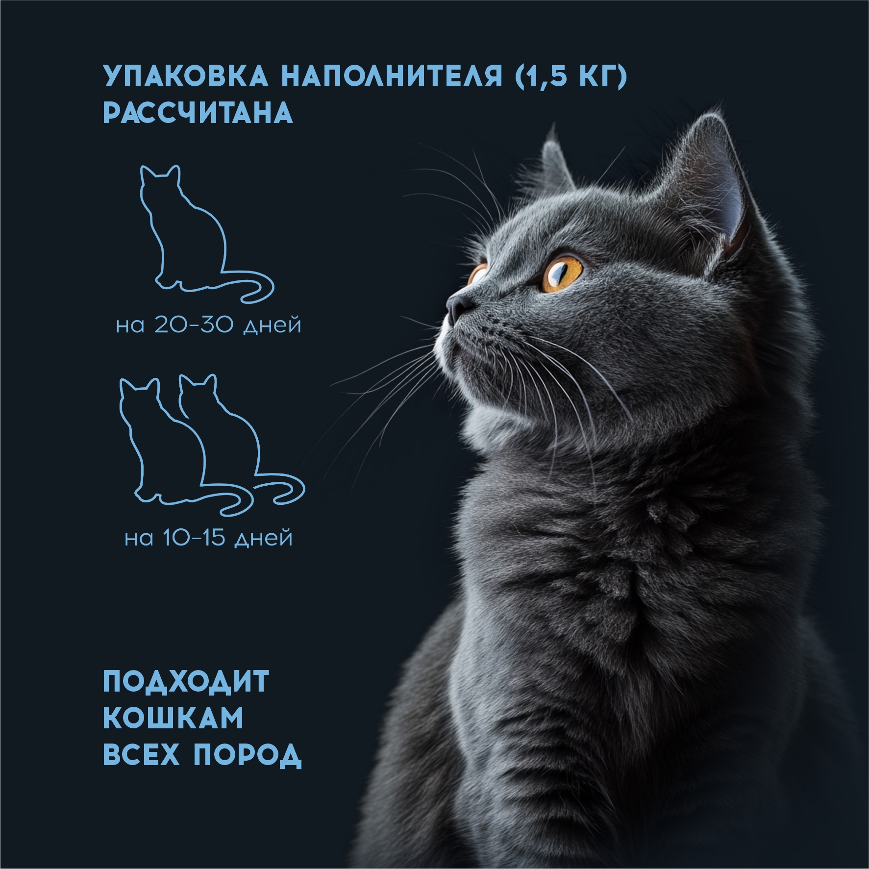 Наполнитель для кошачьего туалета Homzen силикагелевый 1.5кг 3.8л - фото 4