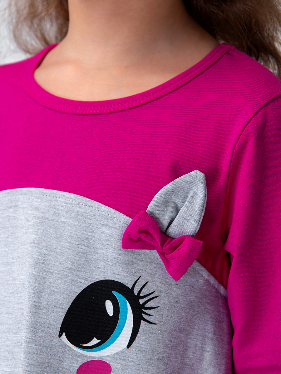 Платье HappyFox HF00477фуксия - фото 3