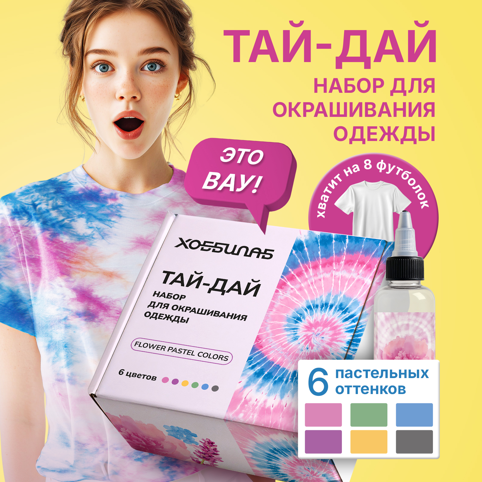 Набор для творчества ХОББИЛАБ Краска роспись красками - фото 2