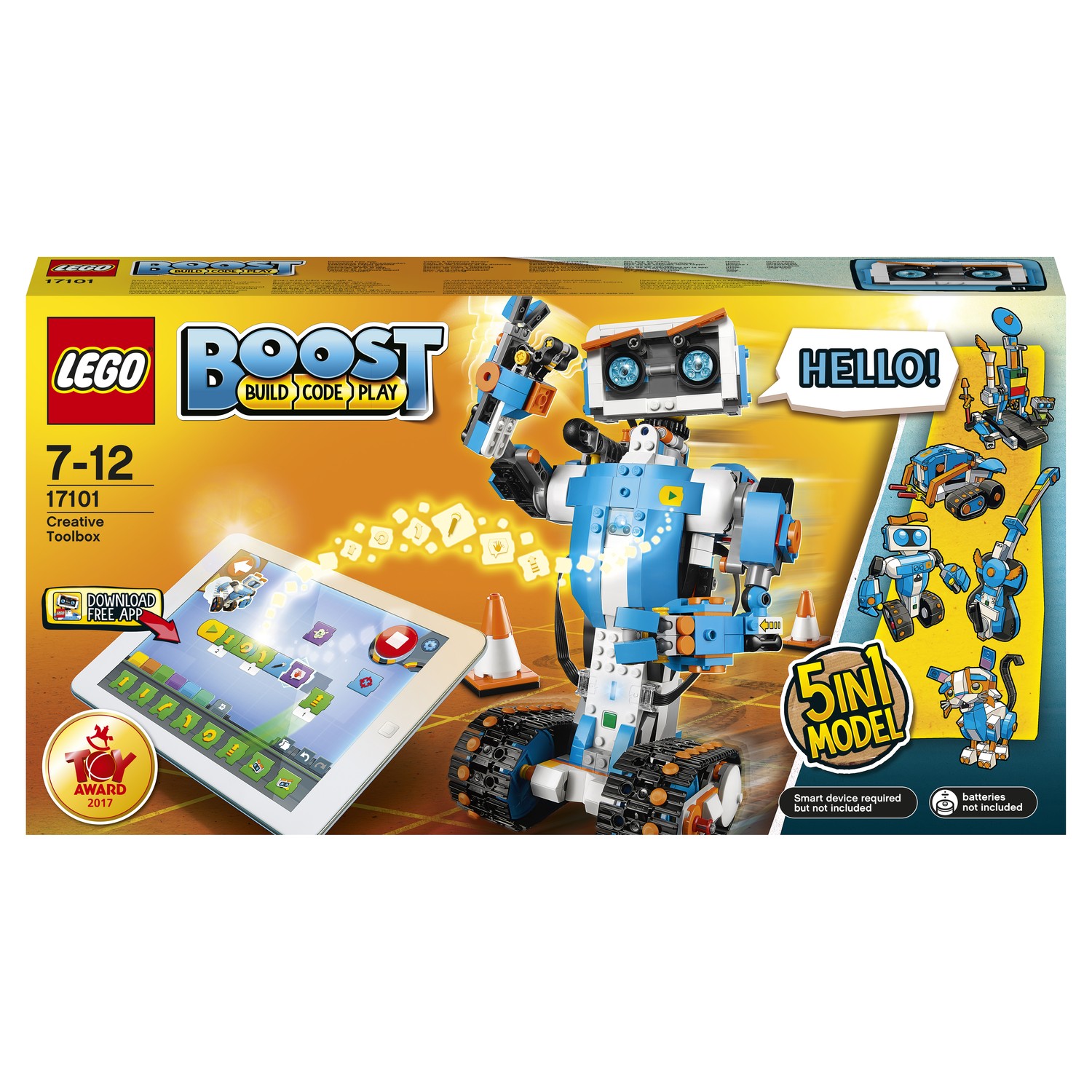 Конструктор LEGO BOOST Creative Toolbox 847 дет. - фото 2