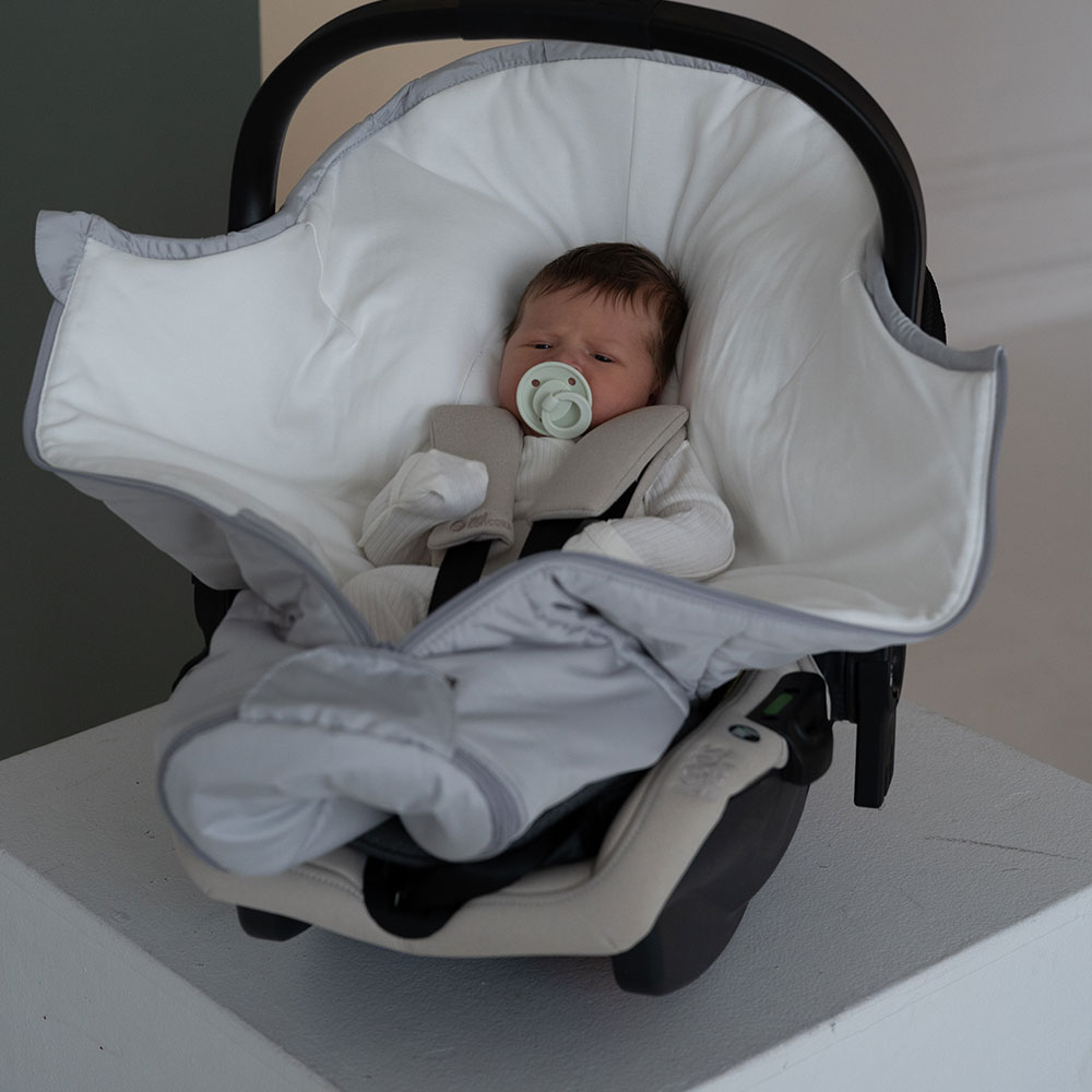 OLANT BABY конверт Siberia Mini в автокресло и коляску серый - фото 4