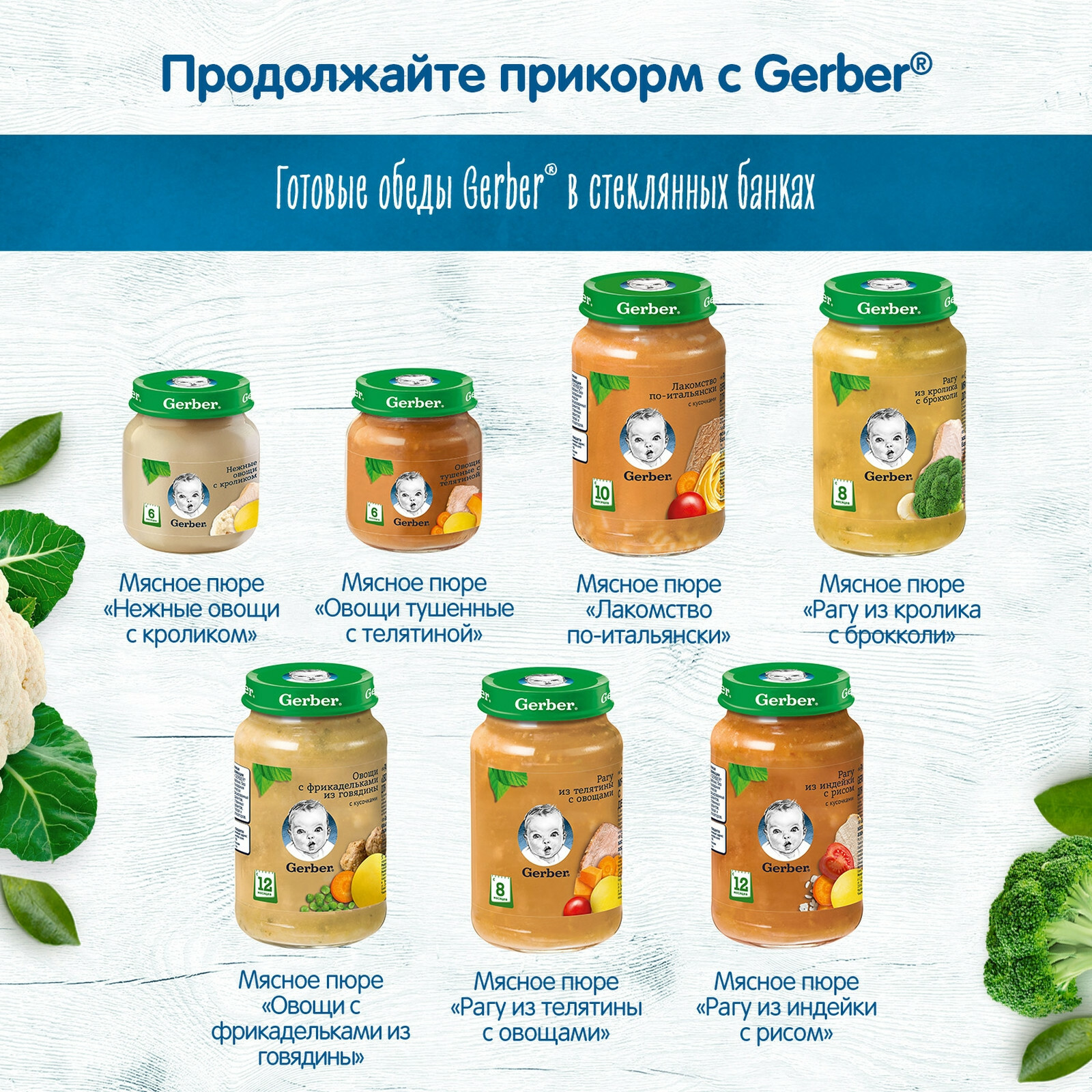 Пюре Gerber Индейка с 6 мес 80 г - фото 4