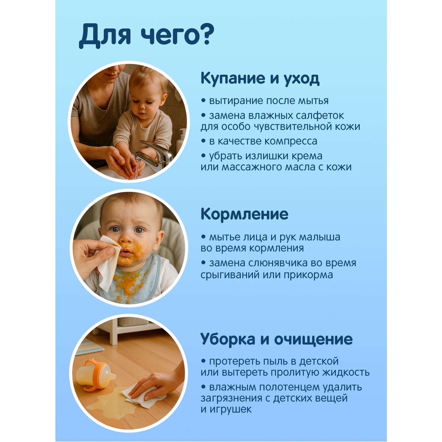 Одноразовые полотенца Joonies 1 упак. 60 шт. - фото 5