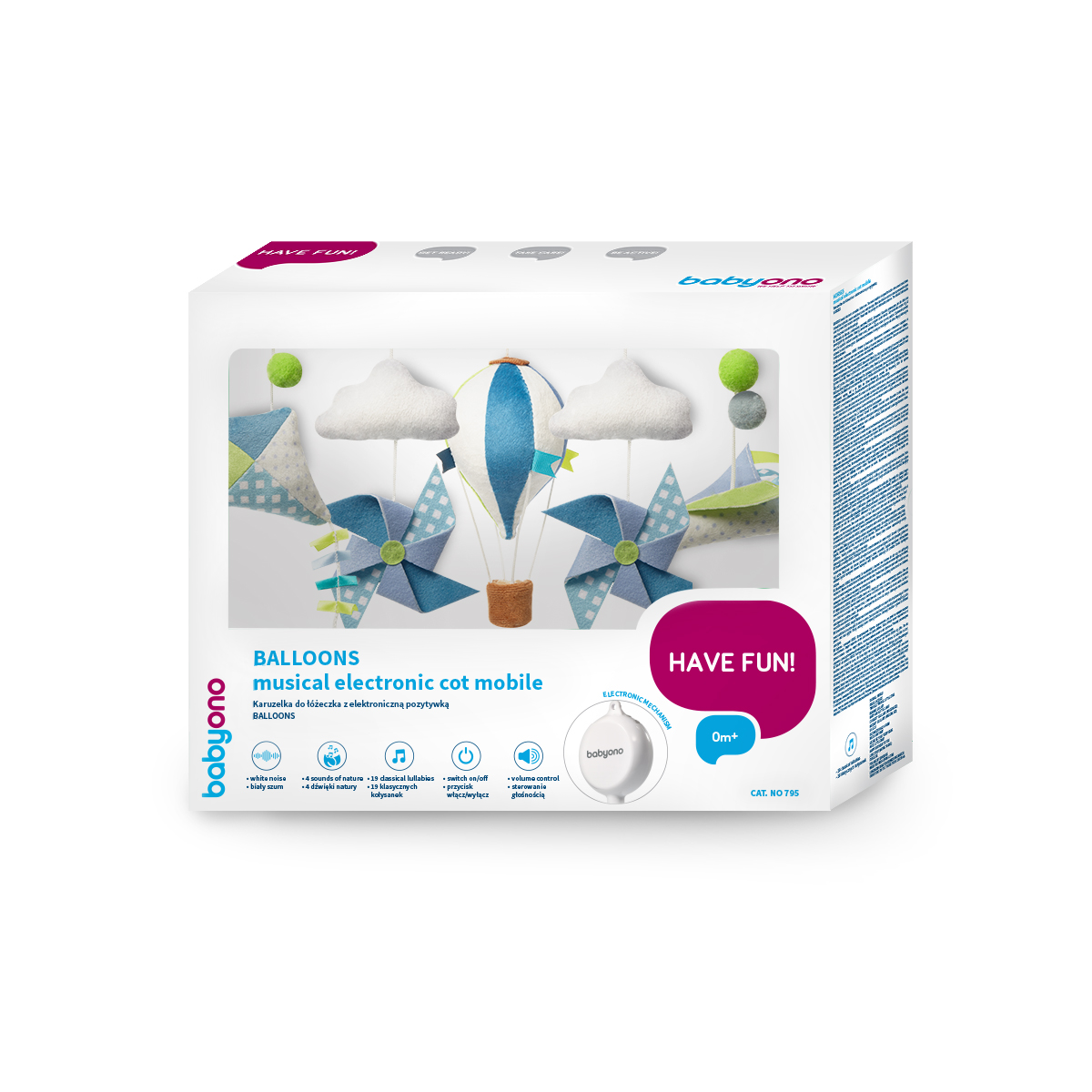 Мобиль Babyono Balloons - фото 6