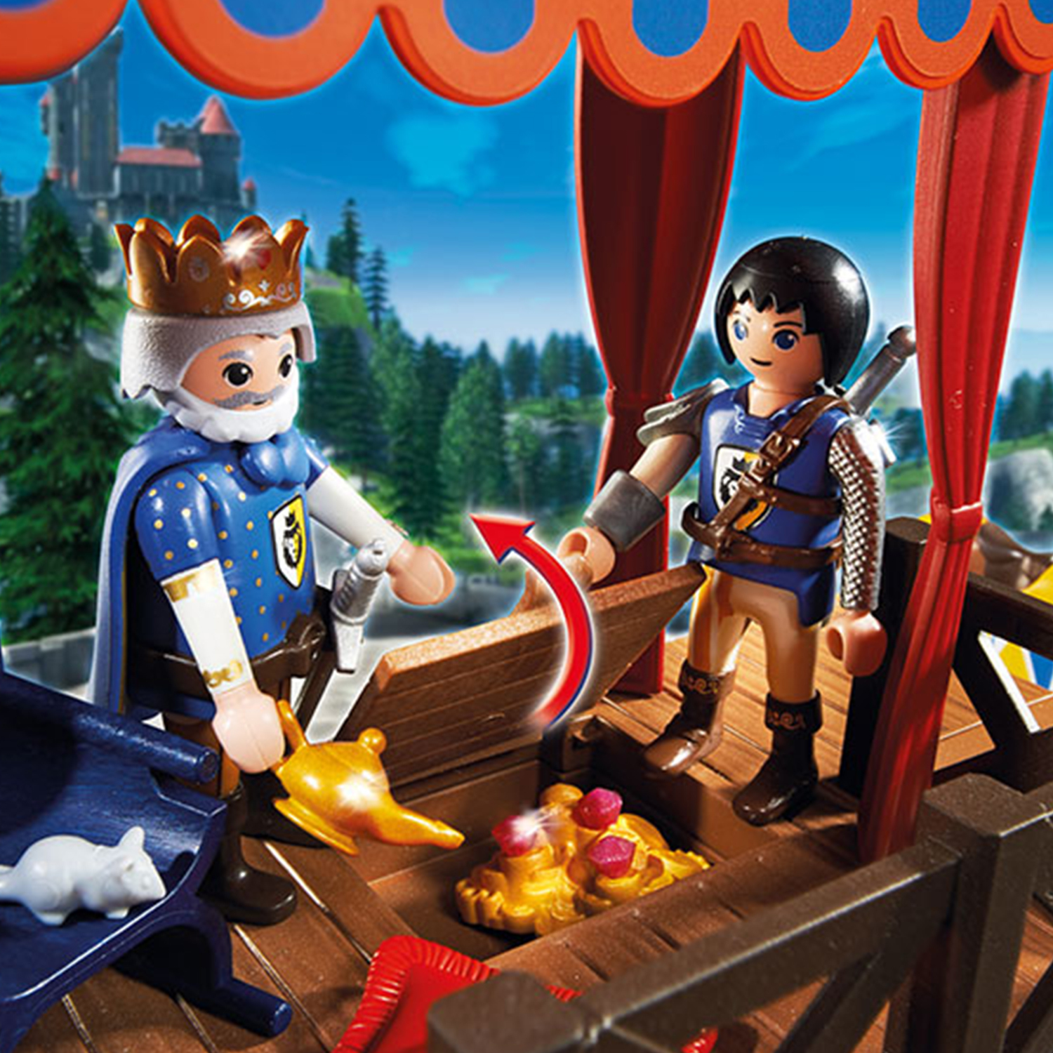 Конструктор Playmobil Супер4 Королевская трибуна - фото 4