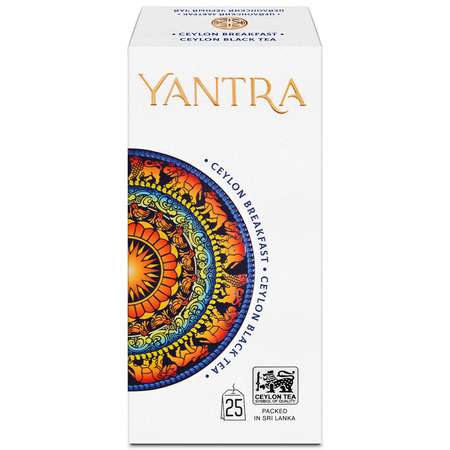 Чай Классик Yantra черный Цейлонский завтрак 25 пакетиков