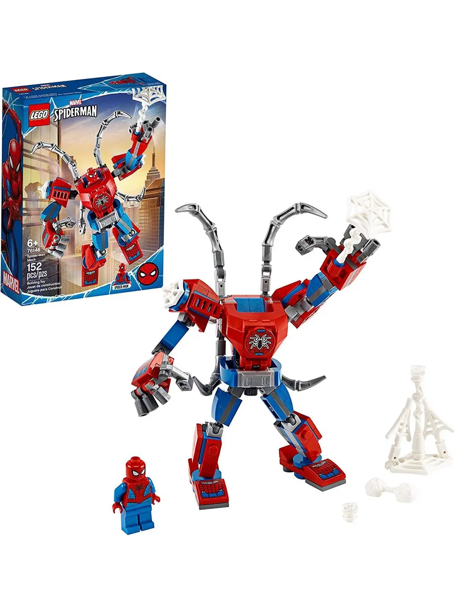 Конструктор LEGO Marvel Super Heroes Человек-Паук: трансформер 152 дет. - фото 4