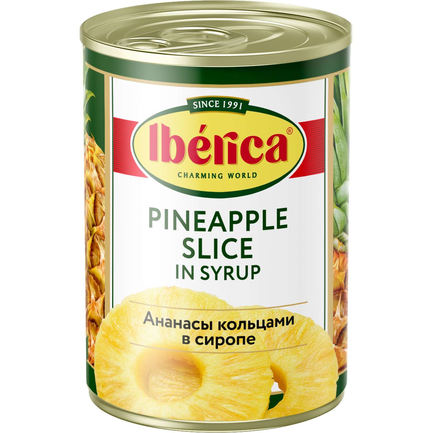 Ананасы Iberica кольца в сиропе 565г - фото 1