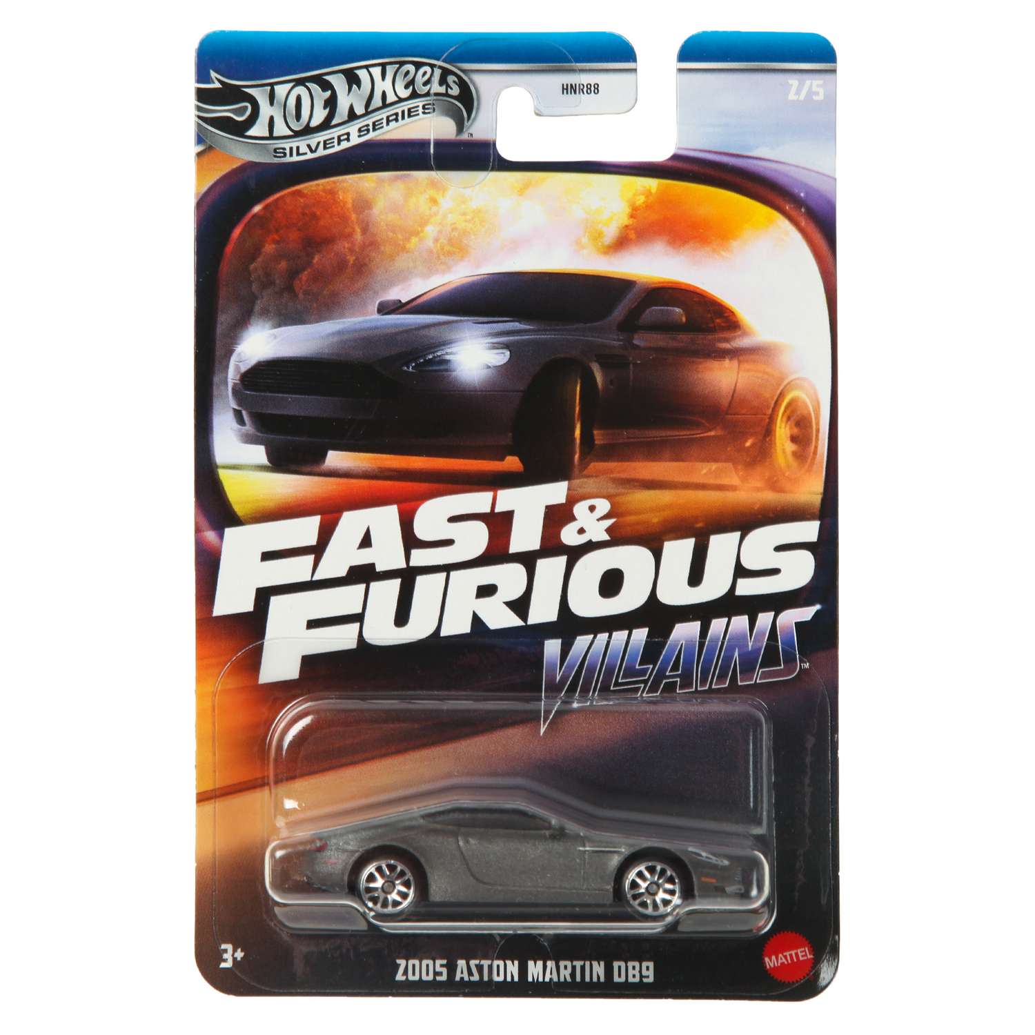 Автомобиль Hot Wheels Aston Martin DB9 Fast and Furious 1:64 HNR88/JBY35 - фото 7