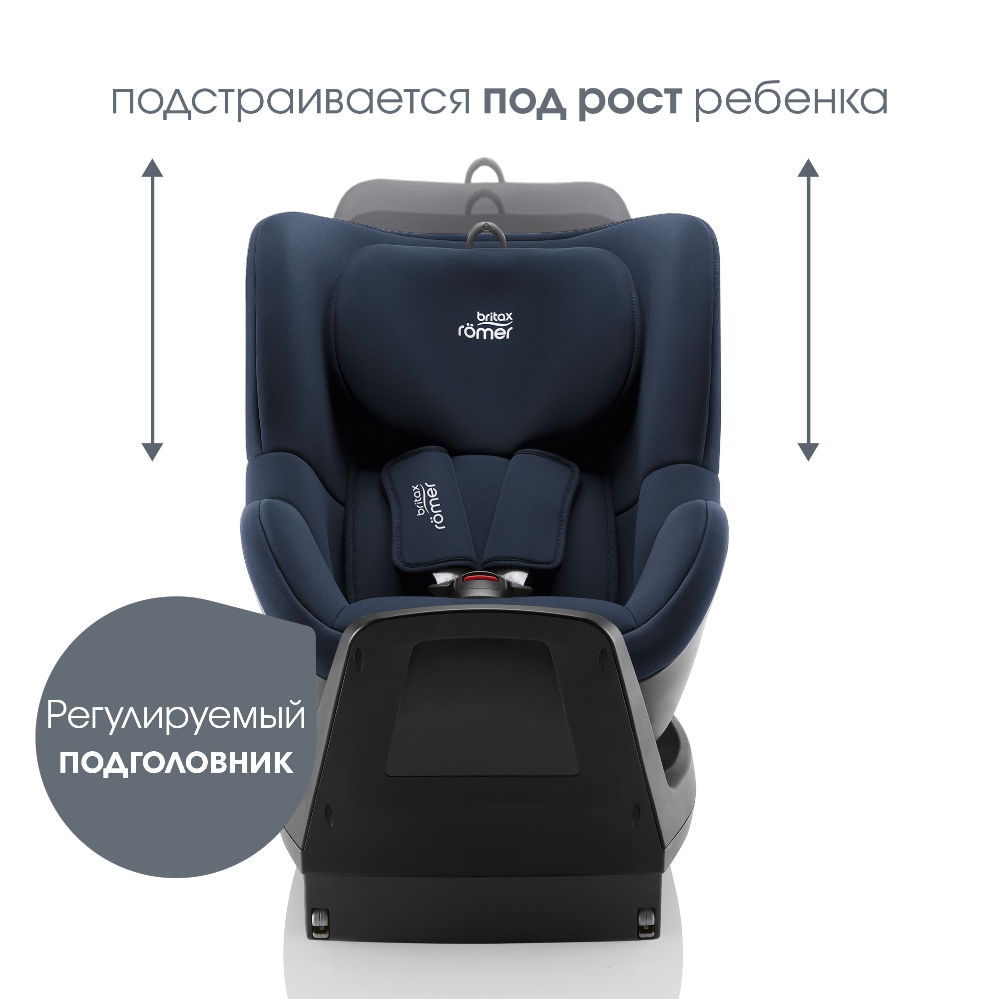 Автокресло Britax Roemer Dualfix Plus Night Blue Isofix 0+/1 (0-18 кг) - фото 8