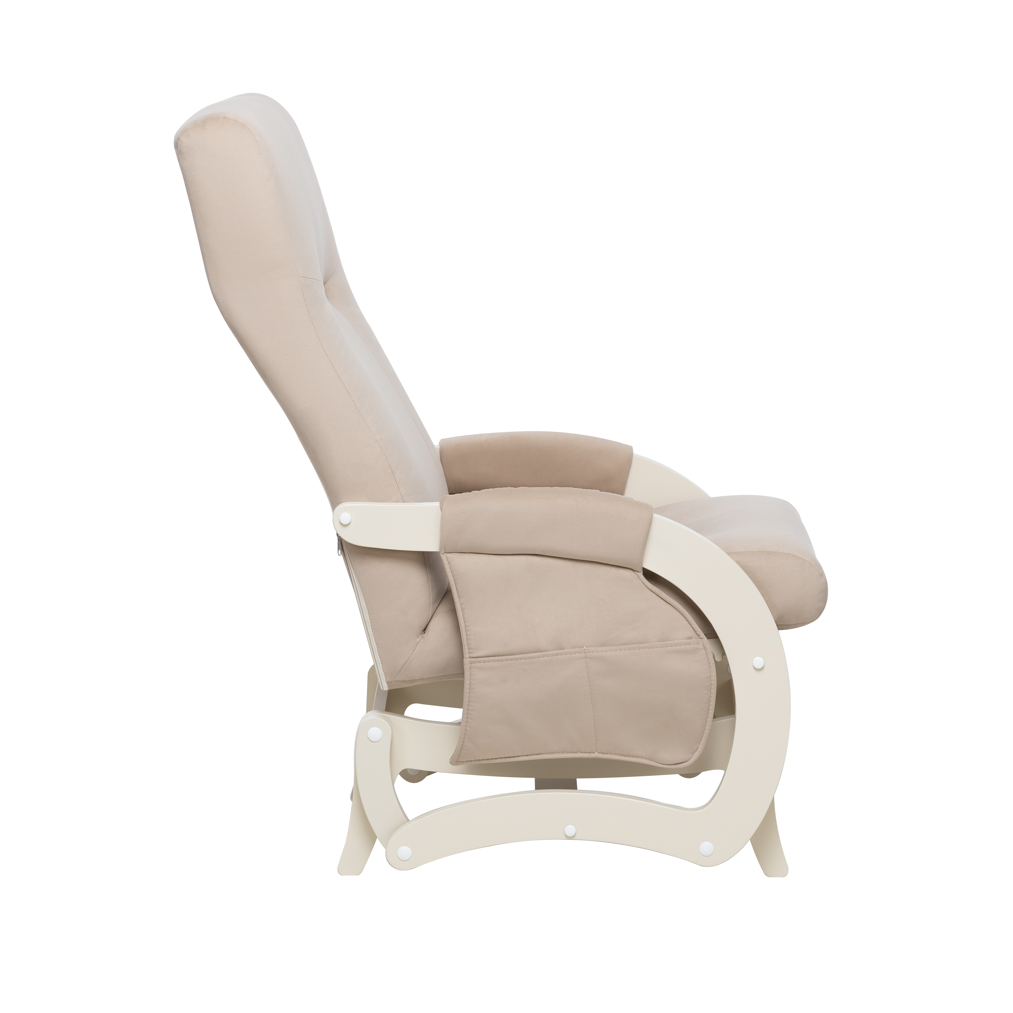 Кресло-качалка Leset Кресло для кормления Кьяра Б02 бежевый - фото 5