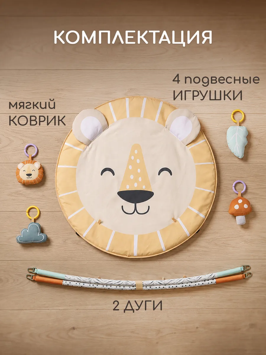 Детский складной коврик Miyoumi 180 x 200 см - фото 7