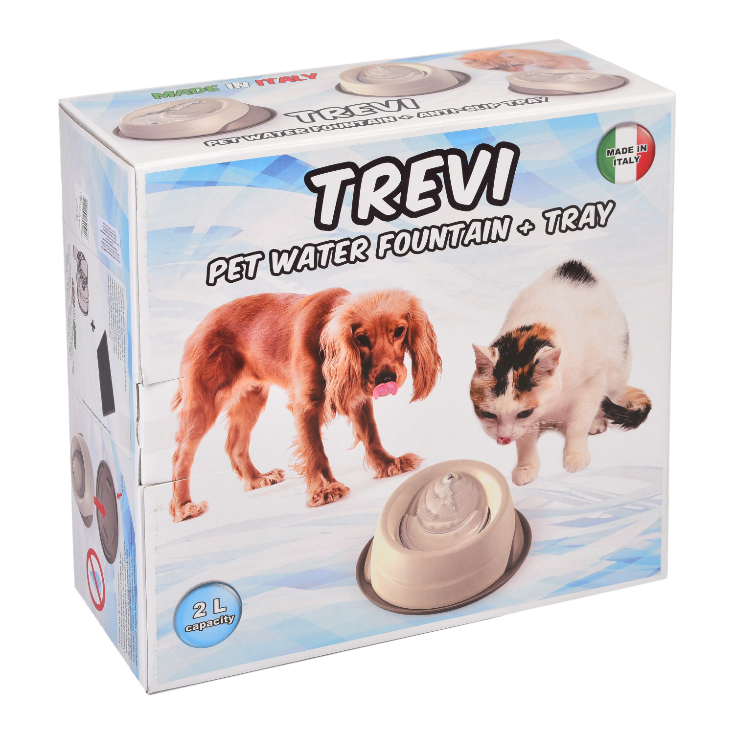Поилка-фонтанчик Geoplast Trevl электрическая 1.89л 10110 - фото 2