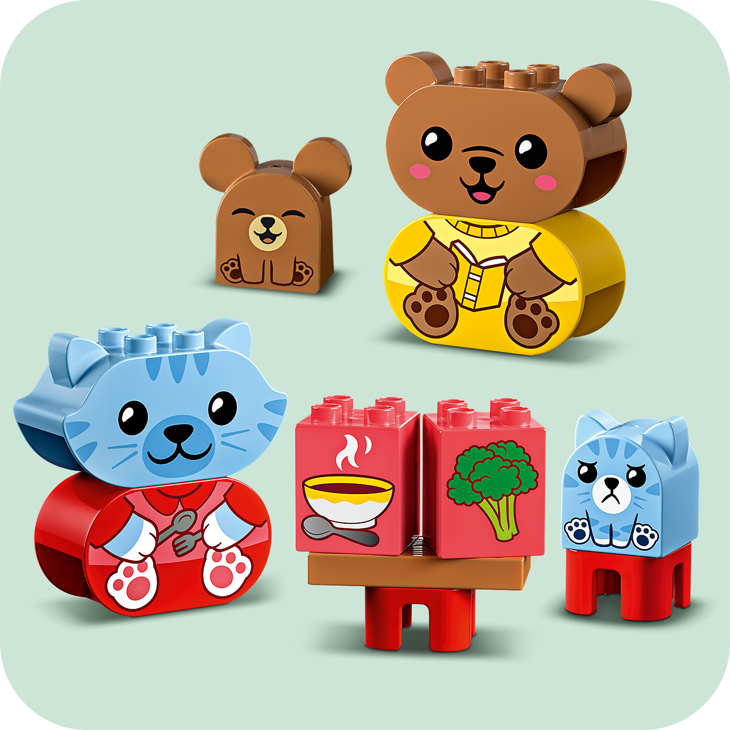 Конструктор LEGO DUPLO Ежедневные занятия Еда и сон - фото 6