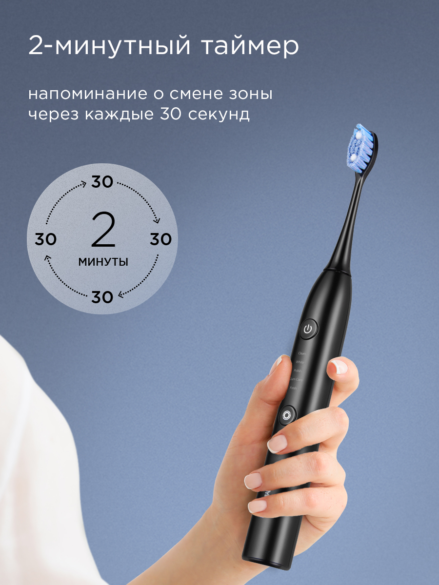 Зубная щетка электрическая REDMOND от 12 лет 1 шт. - фото 6