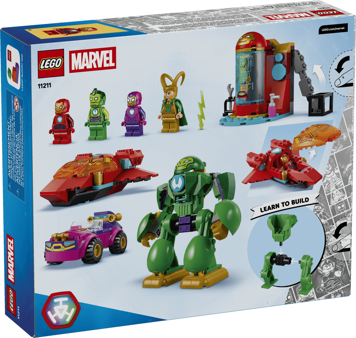 Конструктор LEGO Marvel Super Heroes Loki vs. Team Iron Man 204 дет. - фото 7
