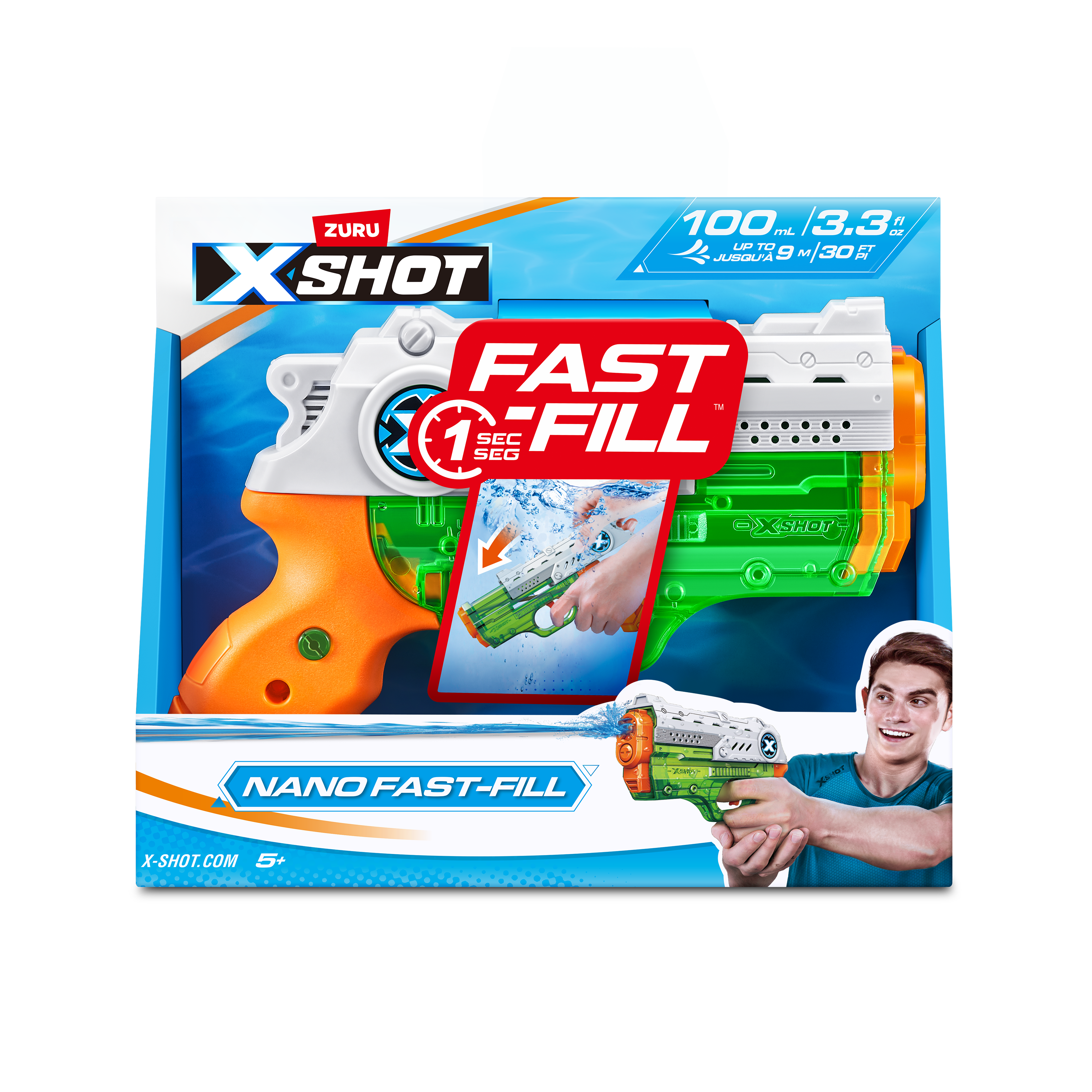 Бластер водный Zuru XSHOT  Fast Fill Water Фаст Филл Нано - фото 1