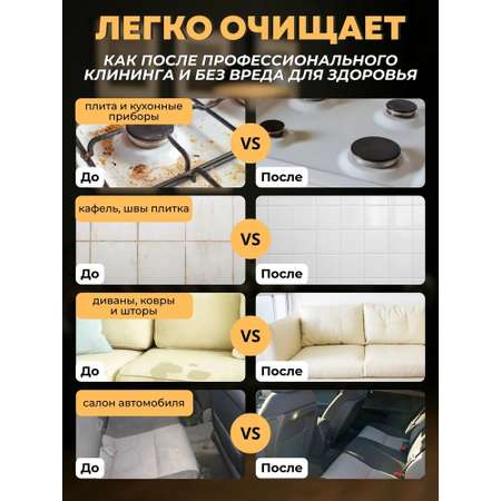 Пароочиститель профессиональный для дома CASTLELADY парогенератор для уборки мощный 2500 Вт, 4,7 Бар