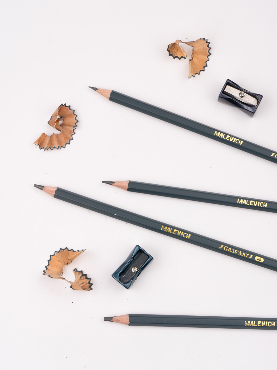 Карандаши чернографитные Малевичъ 12 шт. - фото 8
