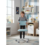 Компьютерное кресло TETCHAIR ткань, голубой