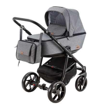 Коляска 3в1 BeBe-mobile серый