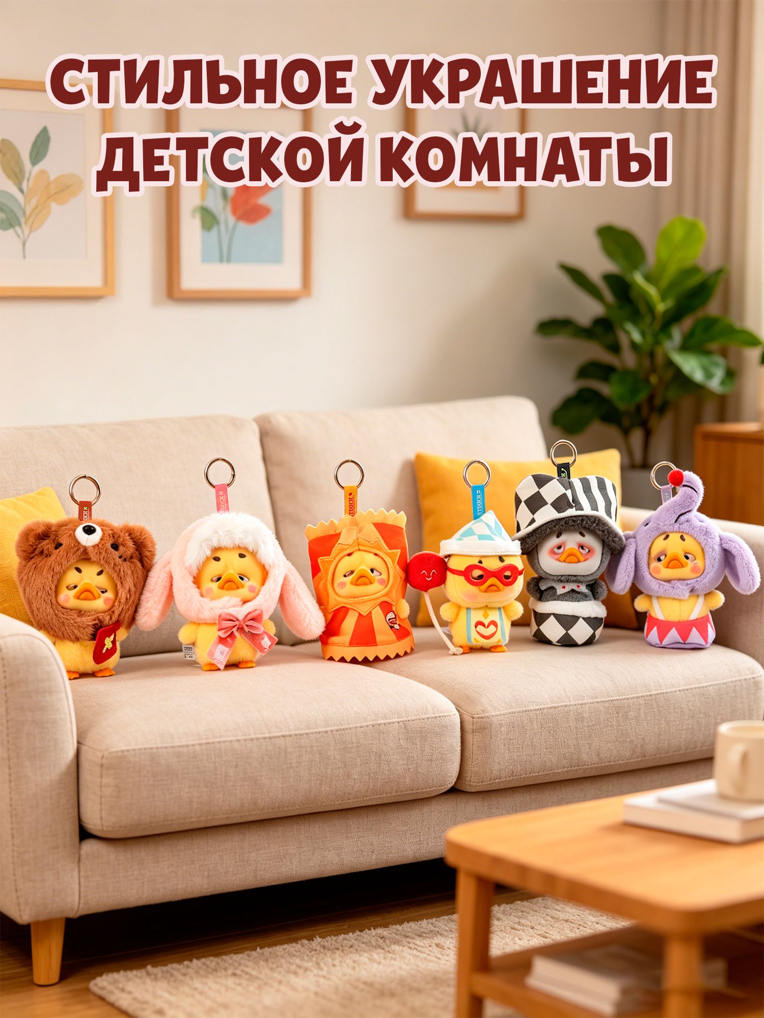 Мягкая игрушка Upset Duck Crazy Circus Duck - фото 5