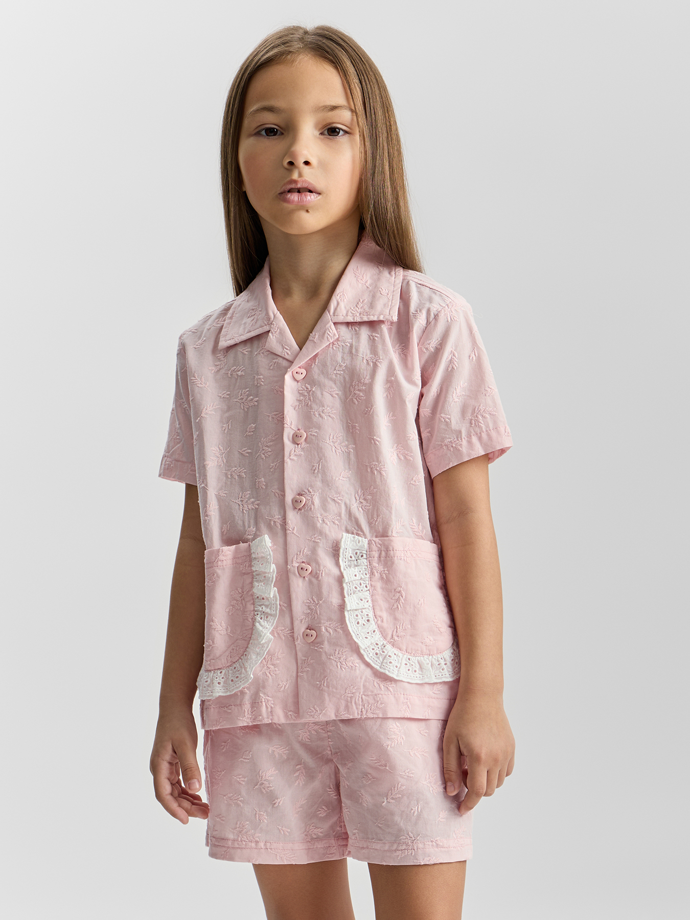 Рубашка и шорты Happy Baby 88681-1_pink - фото 1