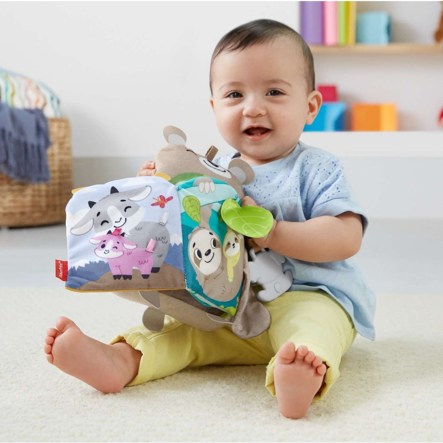 Игрушка Fisher Price Книга обучающая мягкая GJD37 - фото 10