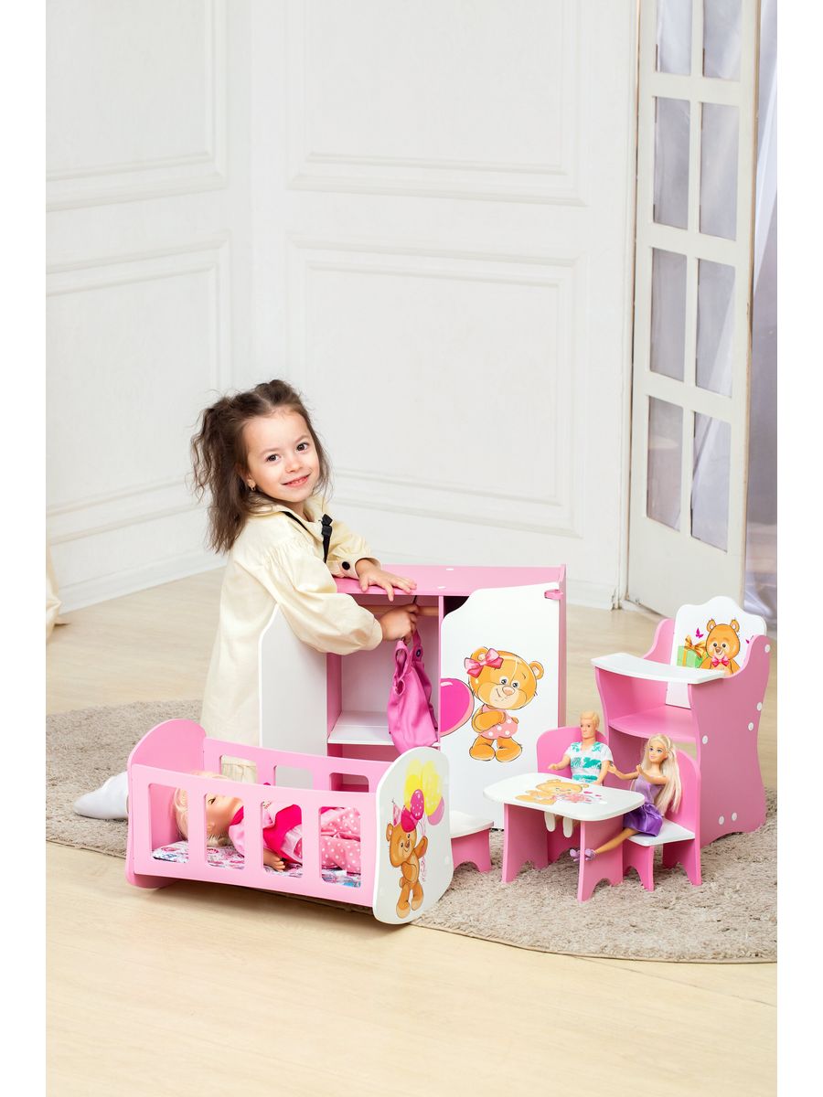 Аксессуар для кукол ViromToys шкаф Мд7002 - фото 4