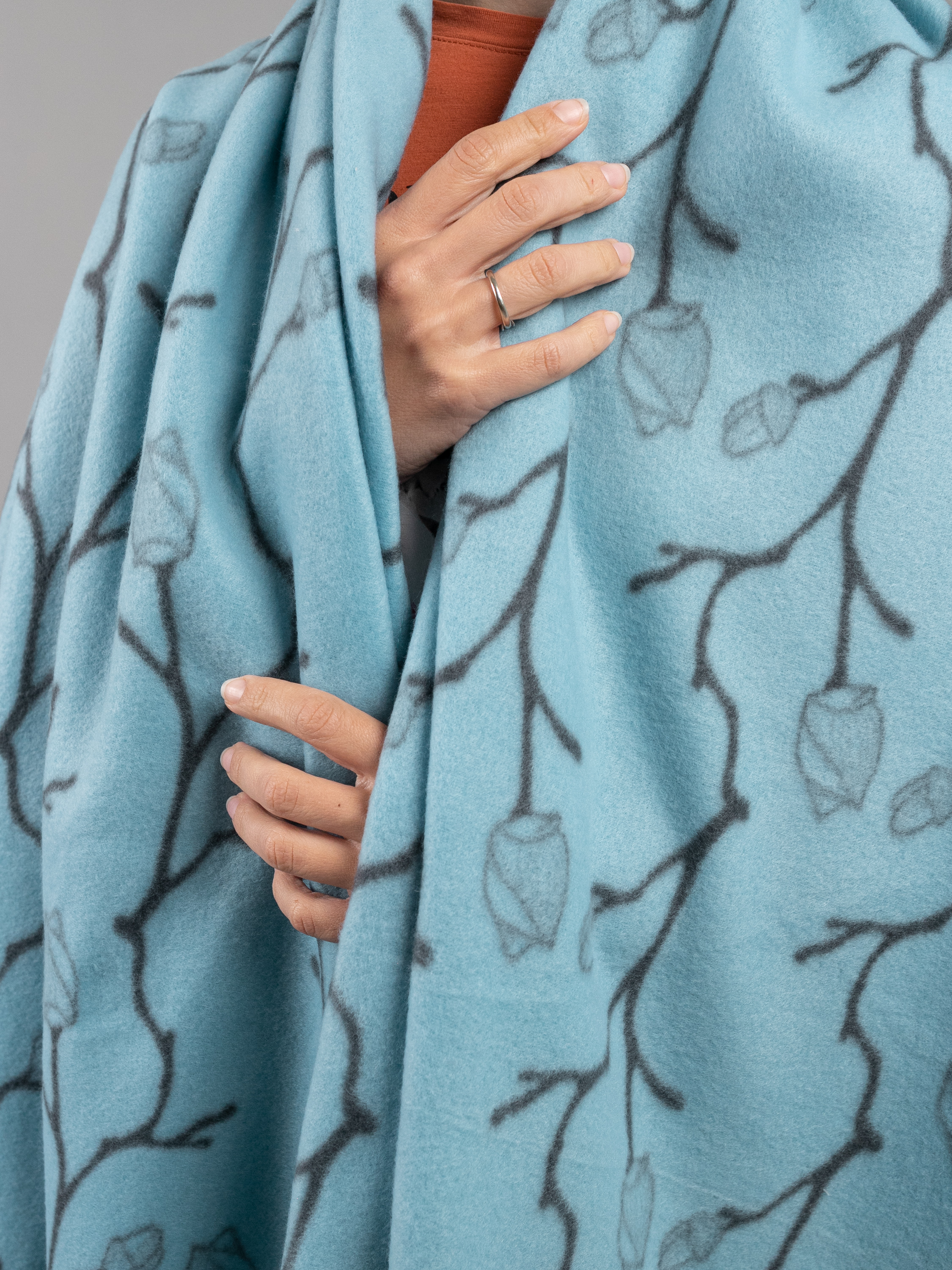 Плед Wellness WPL135-Ветки 130 x 150 см флис - фото 13