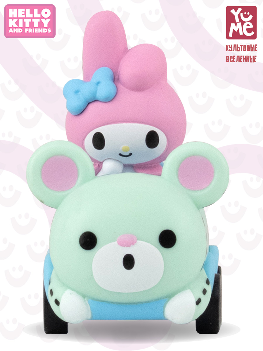 Мягкая игрушка Yume Моя Мелодия на машинке - фото 6