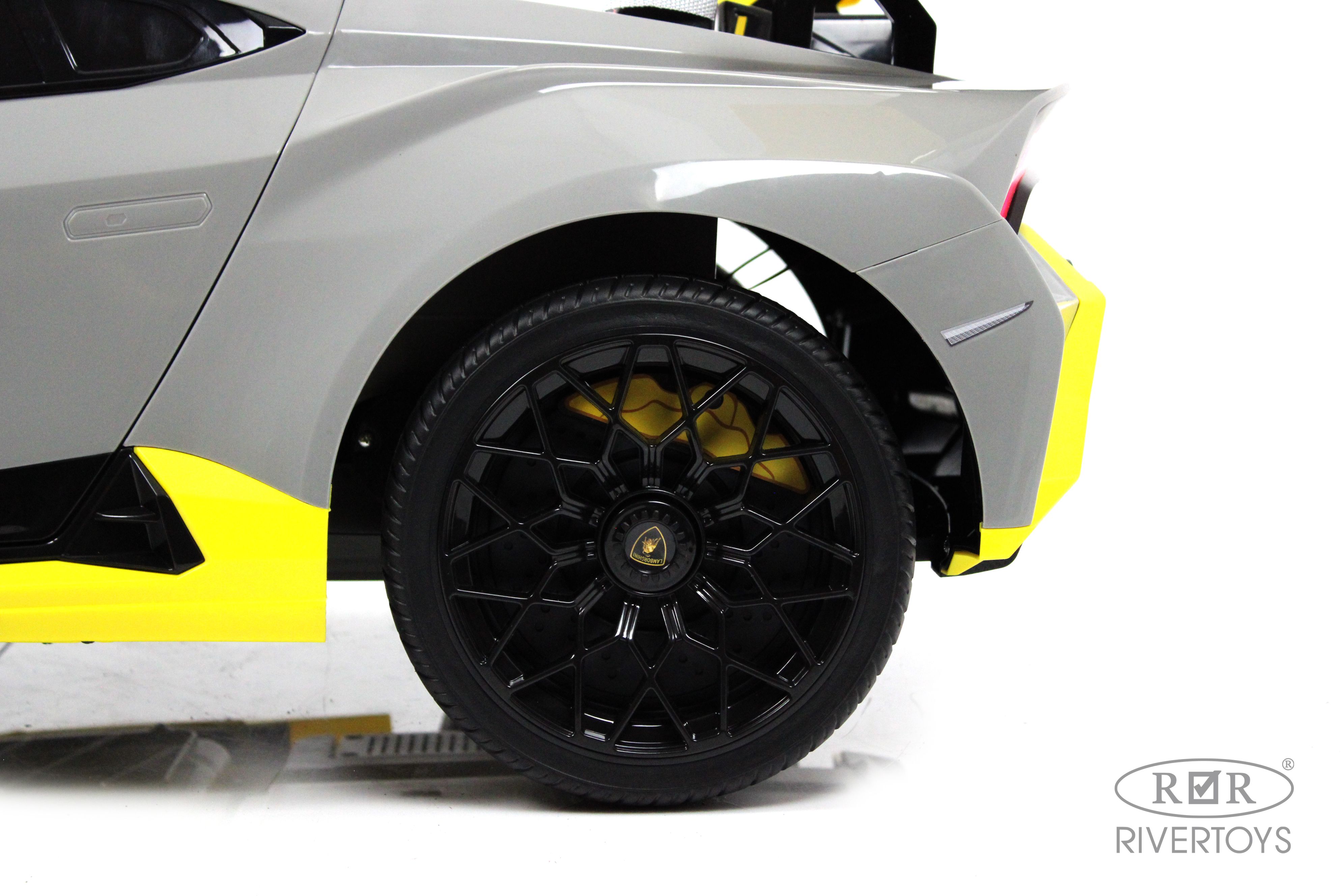 Электромобиль RIVERTOYS Lamborghini E888EE-GRAY С пультом ДУ - фото 16