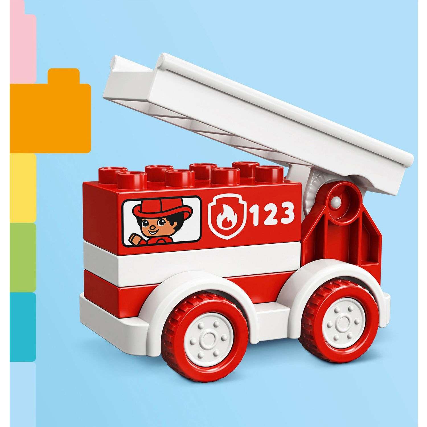 Конструктор LEGO DUPLO Пожарная машина блочный - фото 4