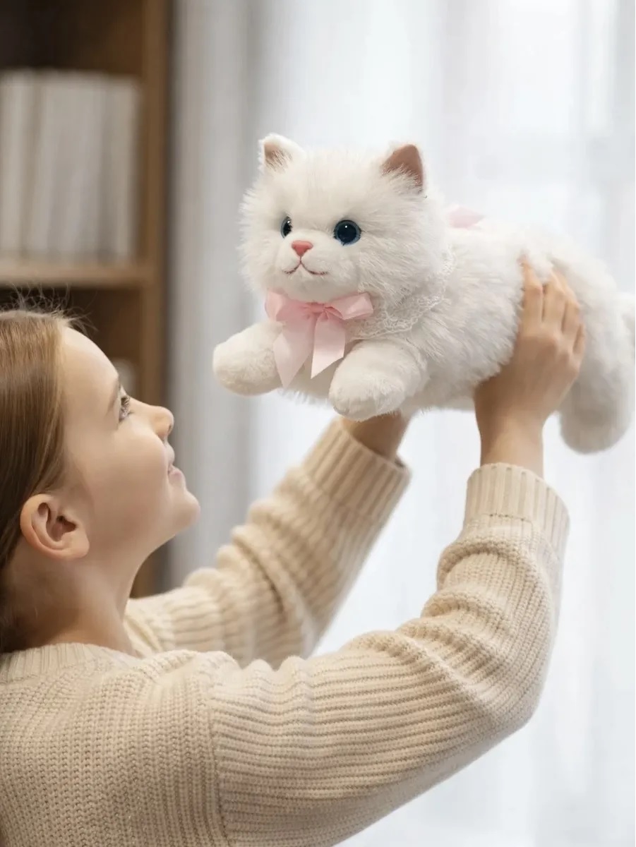 Мягкая игрушка ТОТОША Котик плюшевый со звуком 40см - фото 6