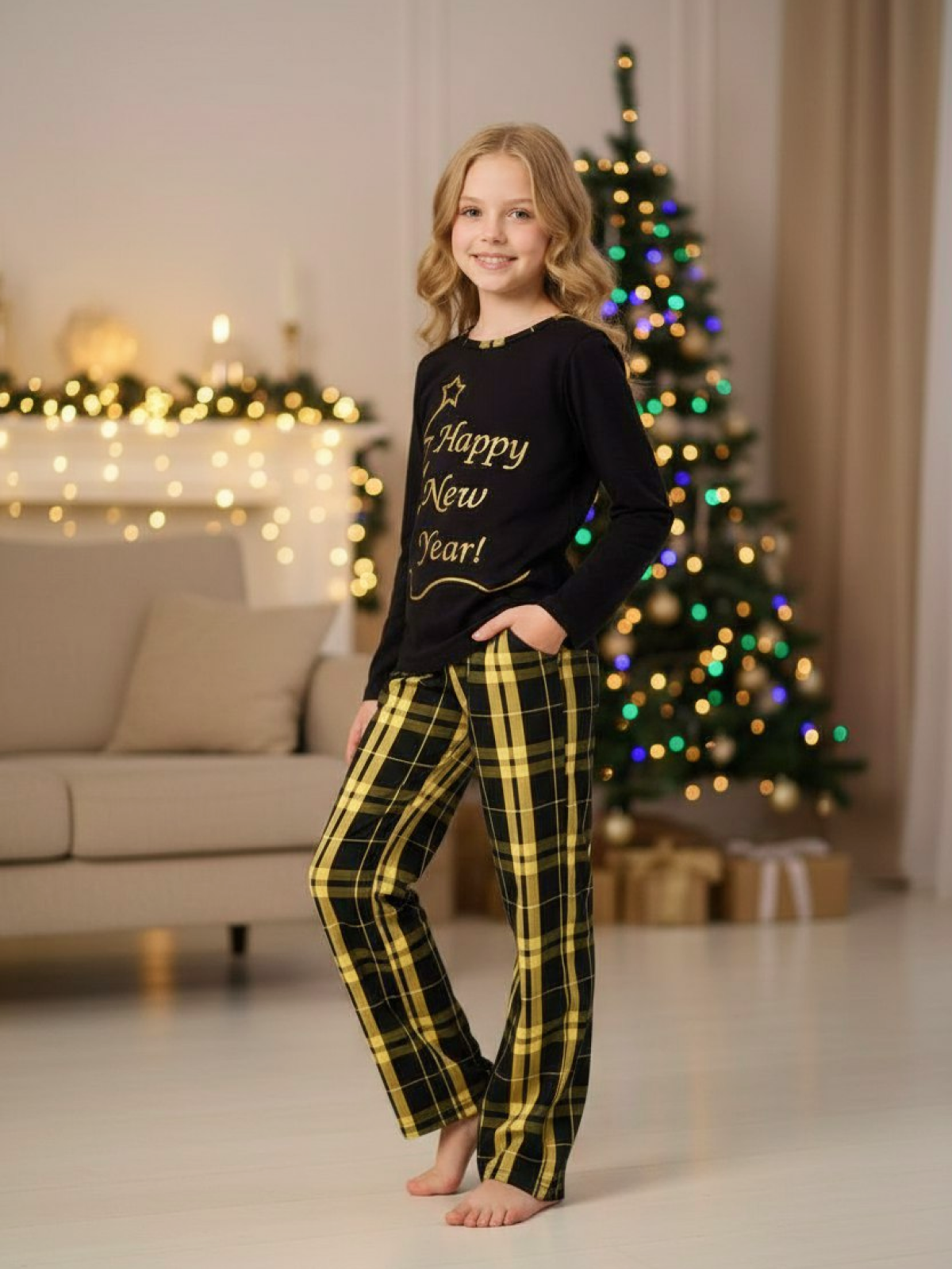 Пижама ДО-Детская Одежда 0405КПрД2/черныйП - фото 8