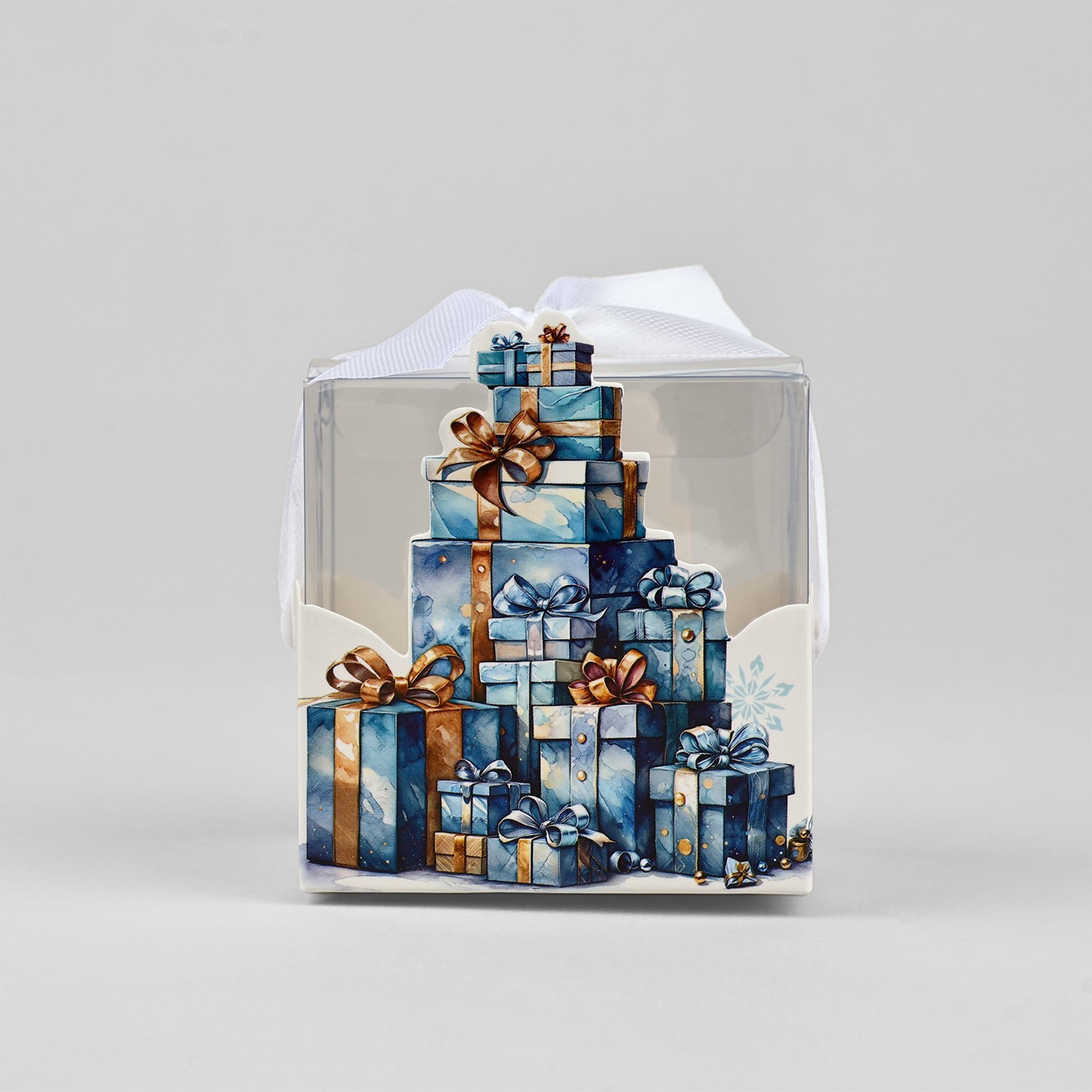 Складная коробка Дарите Счастье «Новогодние подарки» 7 х 7 х 7 см - фото 3