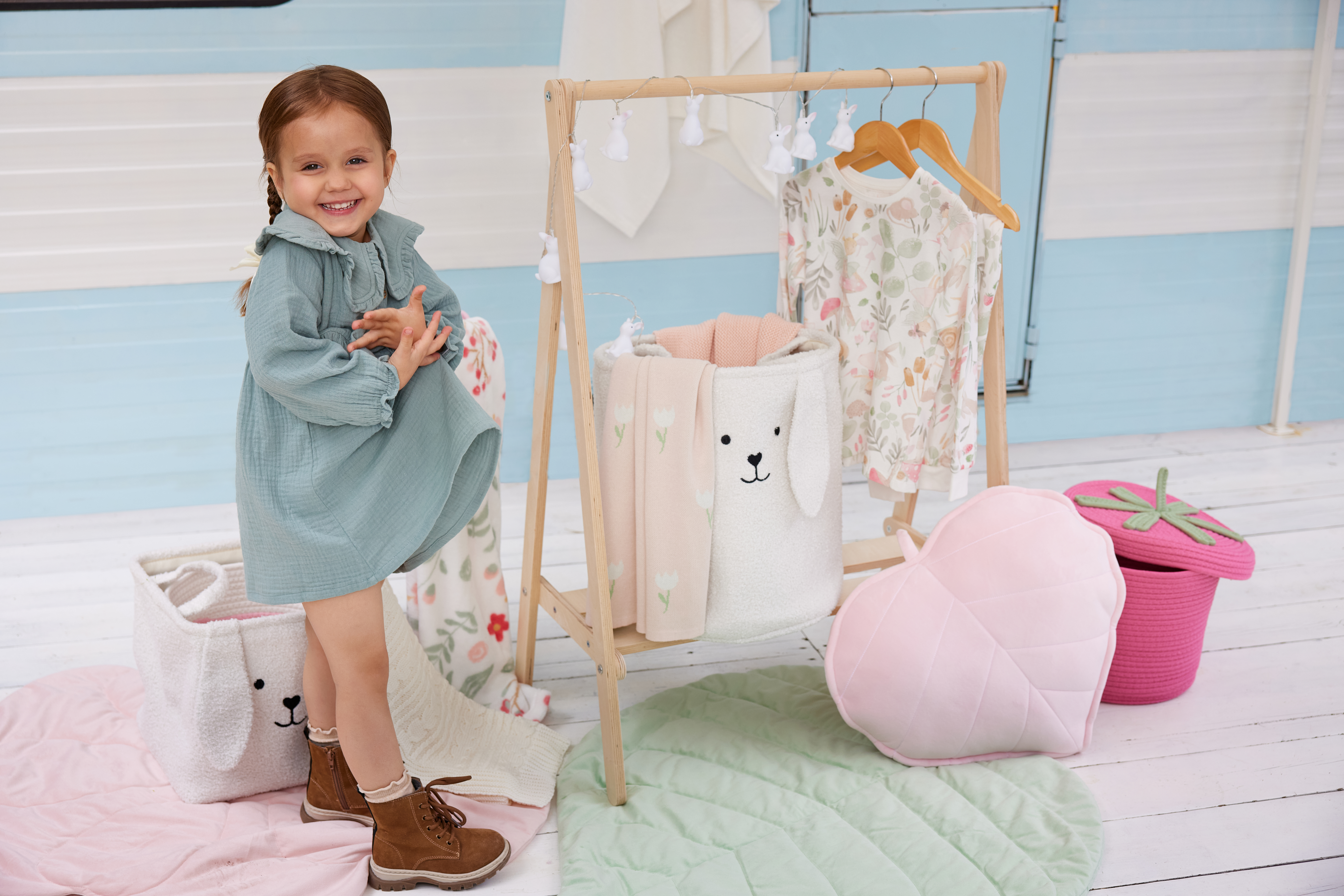 Корзина для хранения квадратная FUTURINO Home Зайчик W24FH-FH304st-00 - фото 5