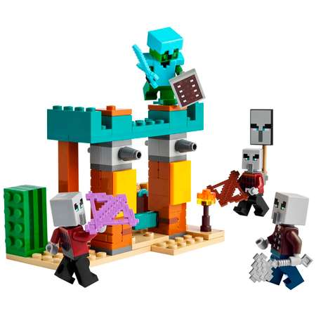 Конструктор LEGO Minecraft Пустынный патруль Илладжеров 105 дет.