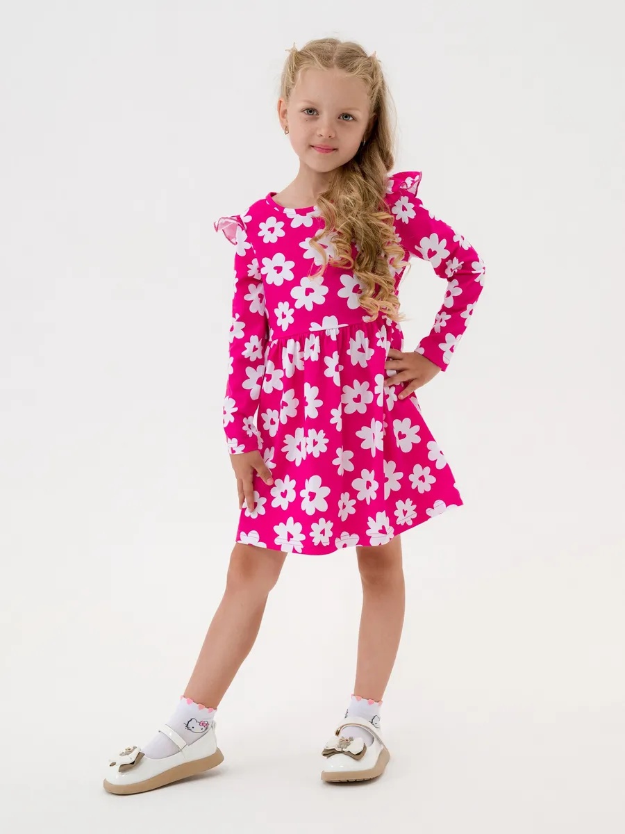 Платье NATIVIA ПТД/цветокссердечкомнакрасном - фото 7