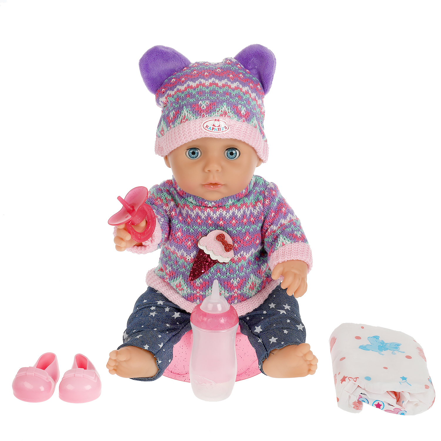 Кукла пупс Карапуз 312663 - фото 1