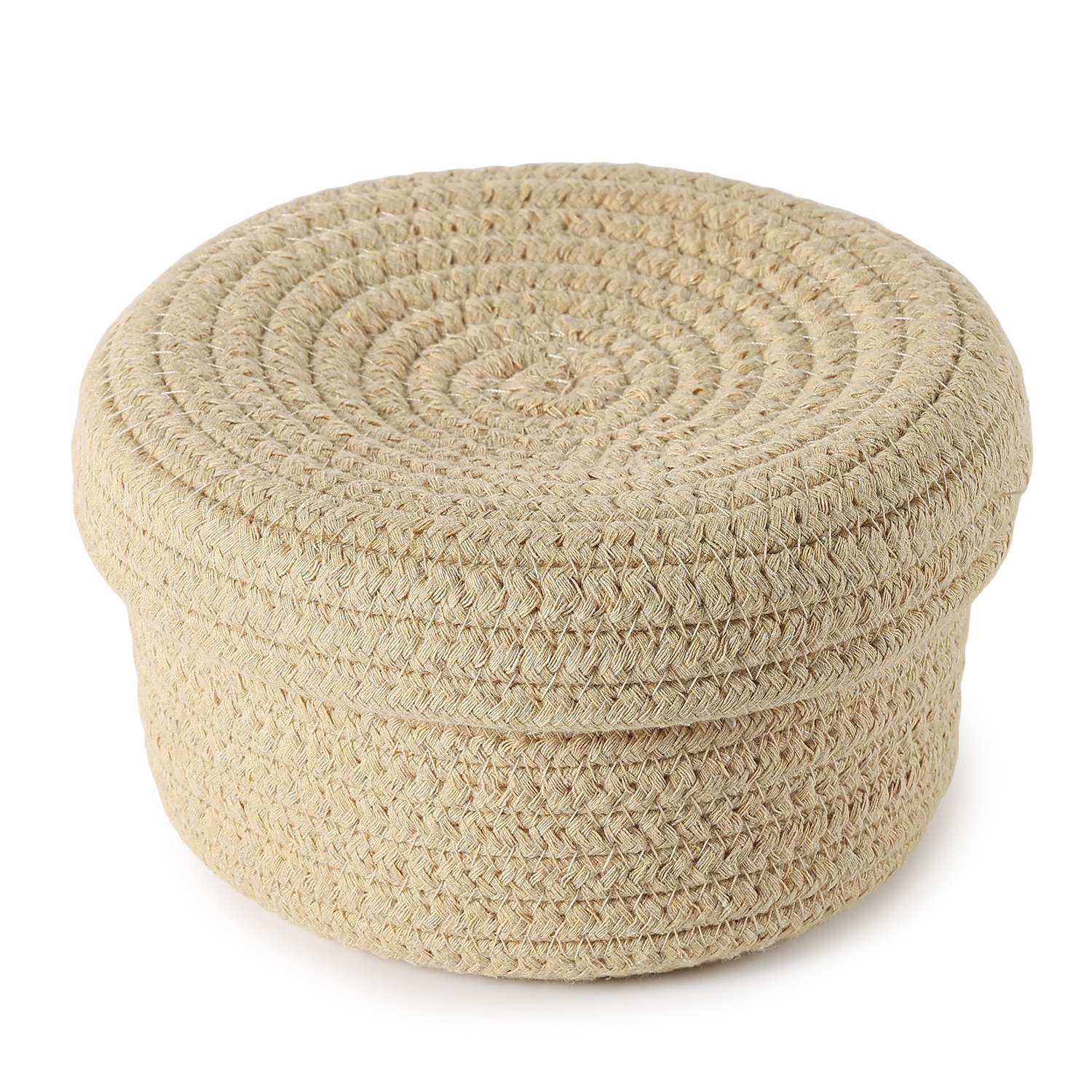 Корзинка декоративная ё с крышкой в ассортименте - фото 3