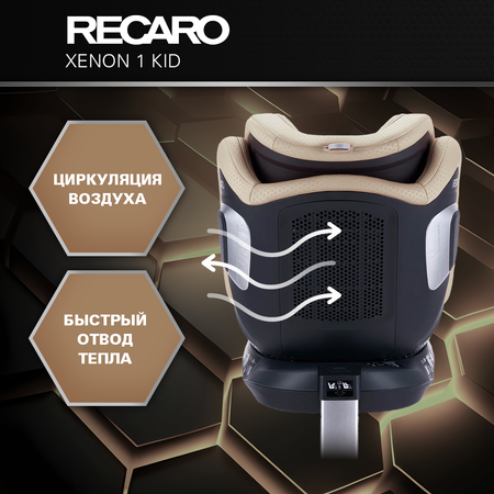 Автокресло Recaro Xenon 1 KID Isofix 0+/1/2 (0-25 кг) бежевый