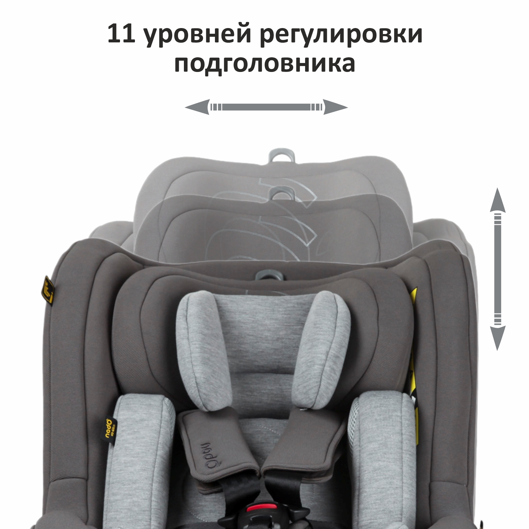 Автокресло nado Coconut ash Isofix 0+/1 (0-18 кг) - фото 7