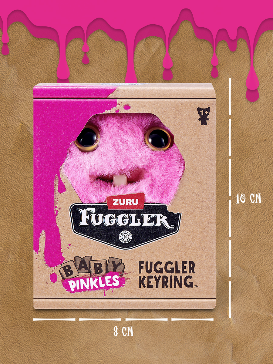 Брелок Zuru FUGGLER Любимки Розовый кролик - фото 3