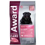 Корм для взрослых собак всех пород AWARD Special Care Weight Control для контроля веса со свежим мясом индейки сухой 2кг