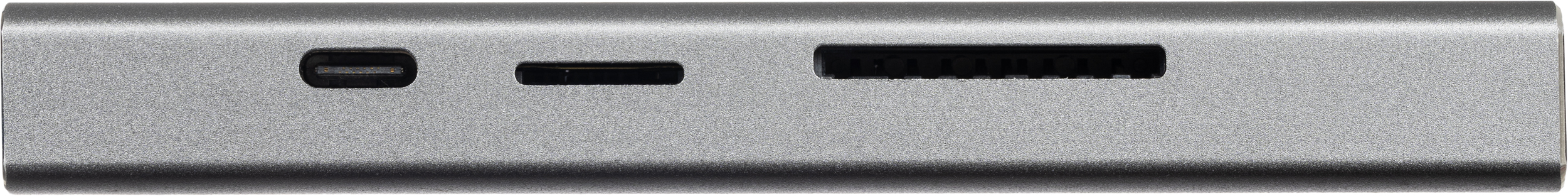 Разветвитель USB HS002 USBх3/HDMIх1/microSDx1/TFcardx1/Серый - фото 2