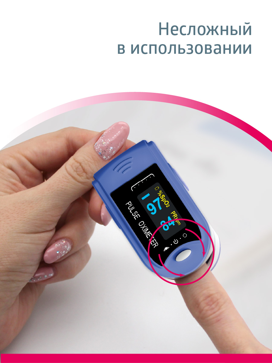 Пульсоксиметр B.Well med-320 - фото 9