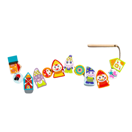 Игрушка Cubika шнуровка Веселые гномы