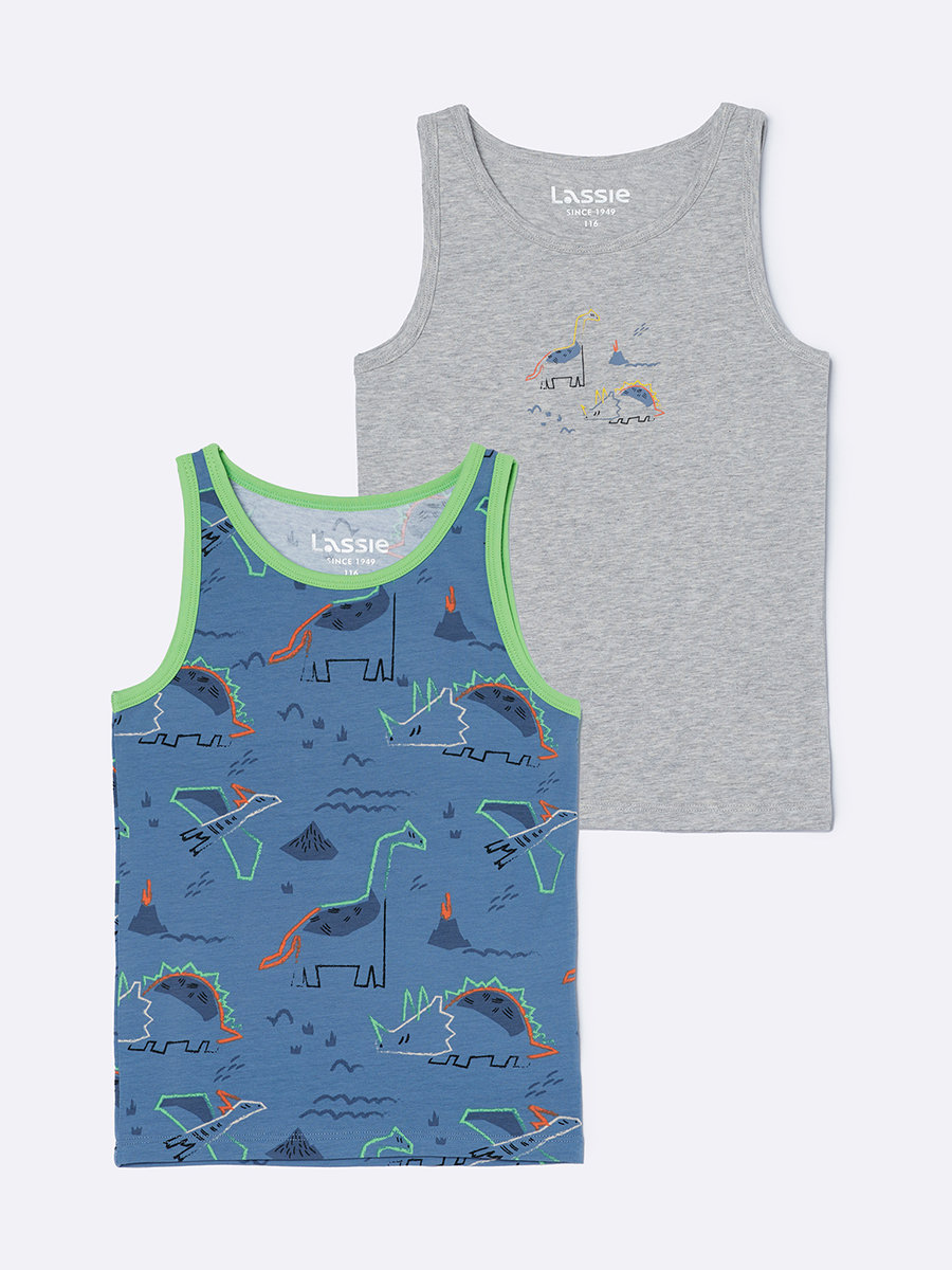 Майка бельевая 2 шт Lassie 72203208-8400 - фото 1